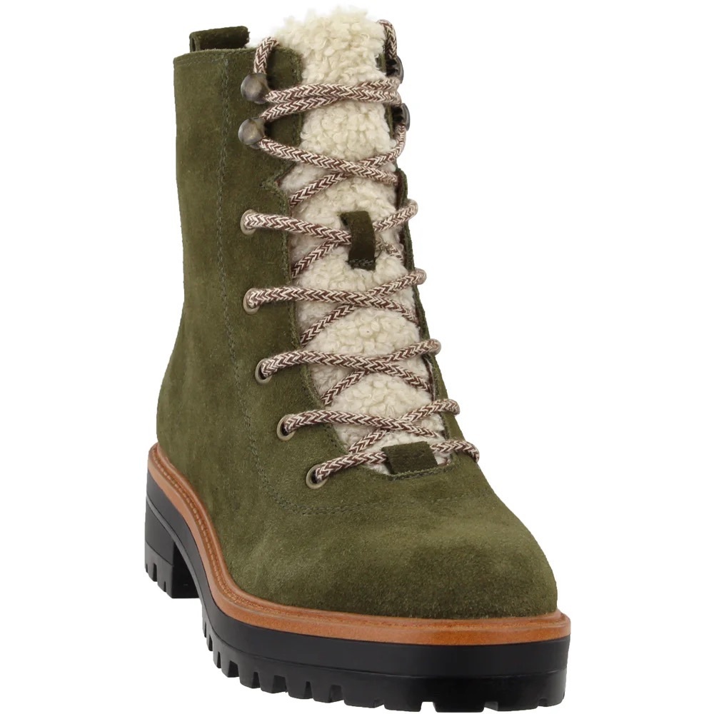 Marc Fisher Green Suede Izma bootie - Picture 3 of 9